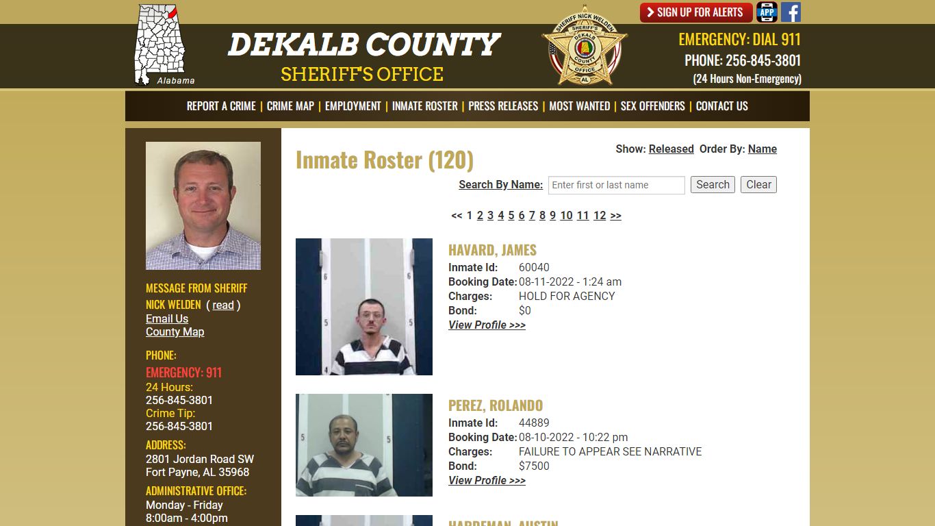 Inmate Roster - DeKalb County Sheriff's Office